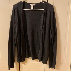 Charcoal grey cardigan